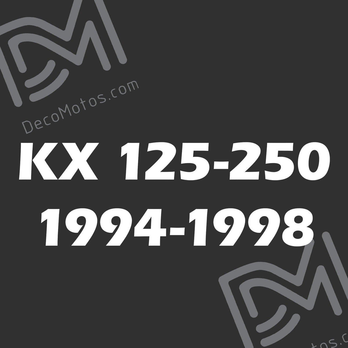 Kit déco KAWASAKI KX 125-250 1994-1998