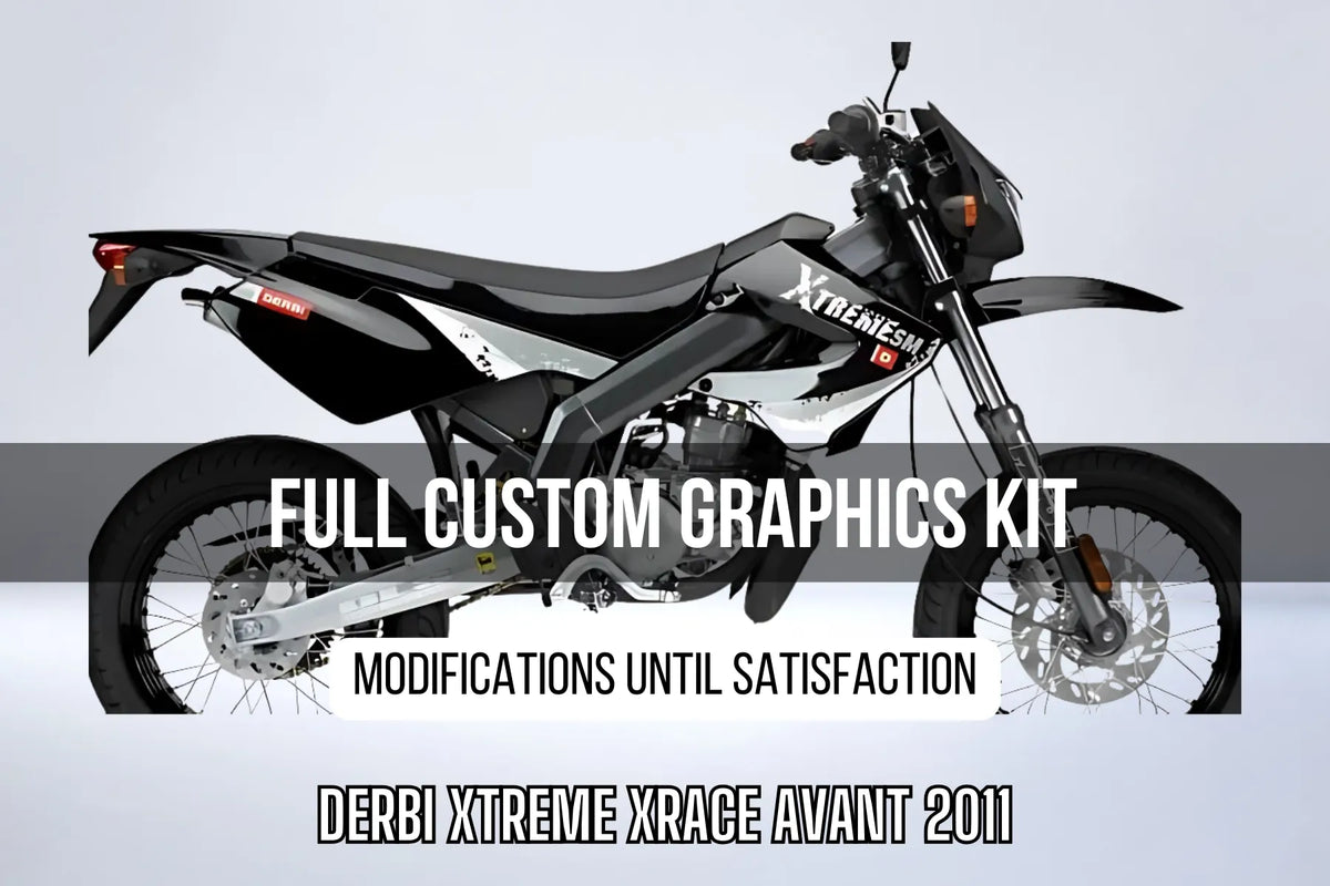 kit grafiche DERBI XTREME XRACE AVANT 2011 100% personalizzato