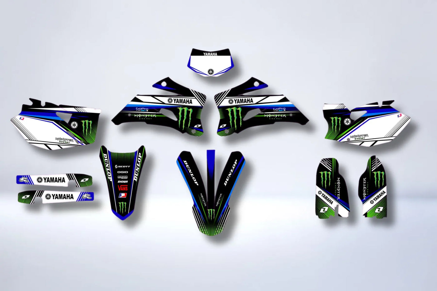 Kit Déco YAMAHA WRF 250 2012-2015 MONSTER