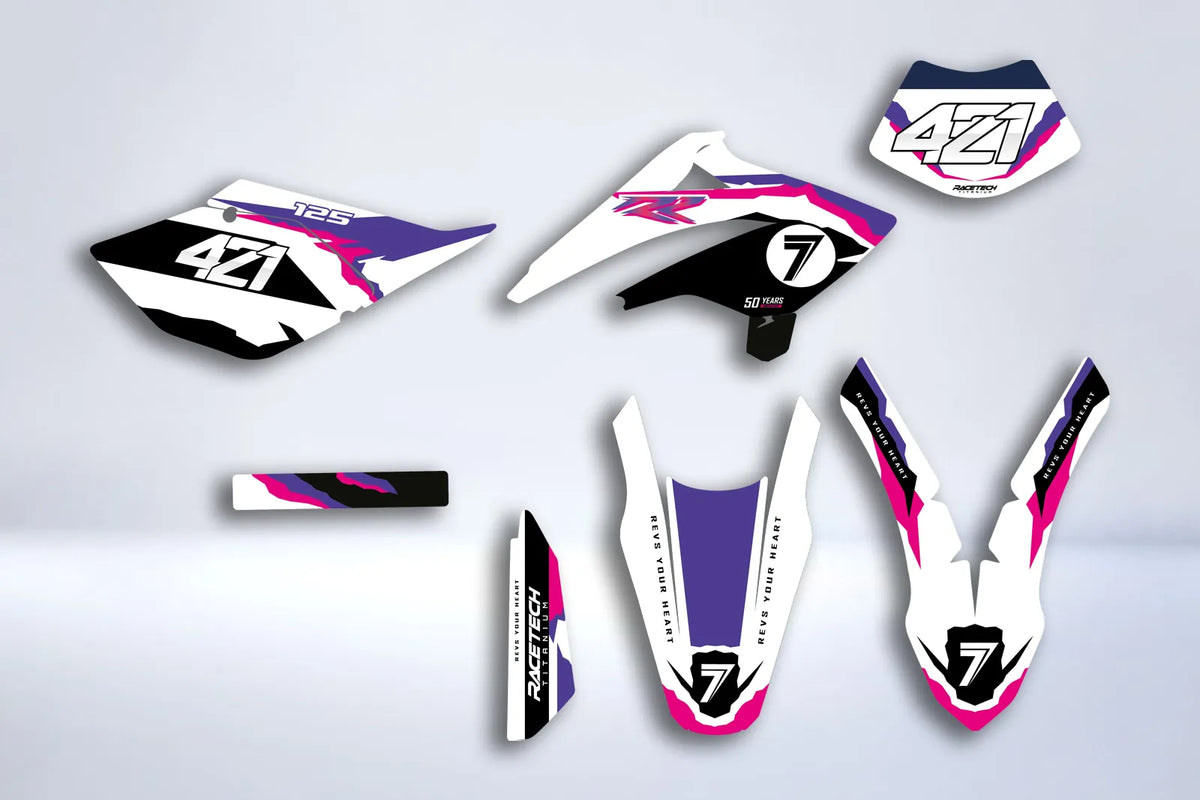 kit grafiche BETA RR Enduro 2006-2009 - TITAN WHITE