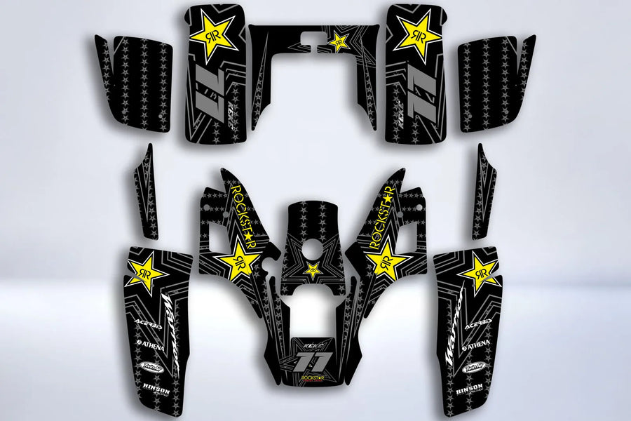 Kit autocolantes YAMAHA Warrior 350 - ROCKSTAR