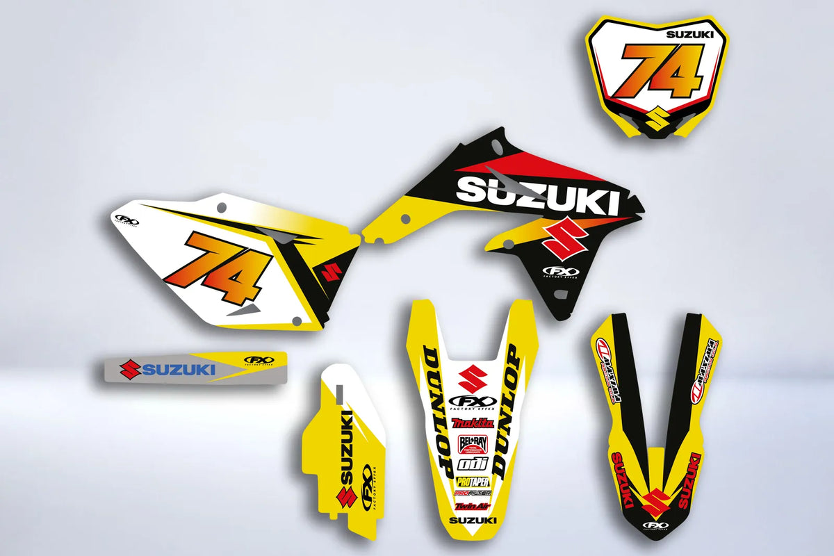 kit grafiche SUZUKI RMZ 450 2008-2017 - FACTORY