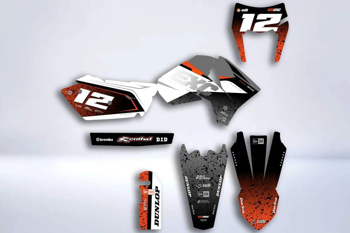 Dekor-Kit KTM EXC SX 2001-2007 - BRIGADE