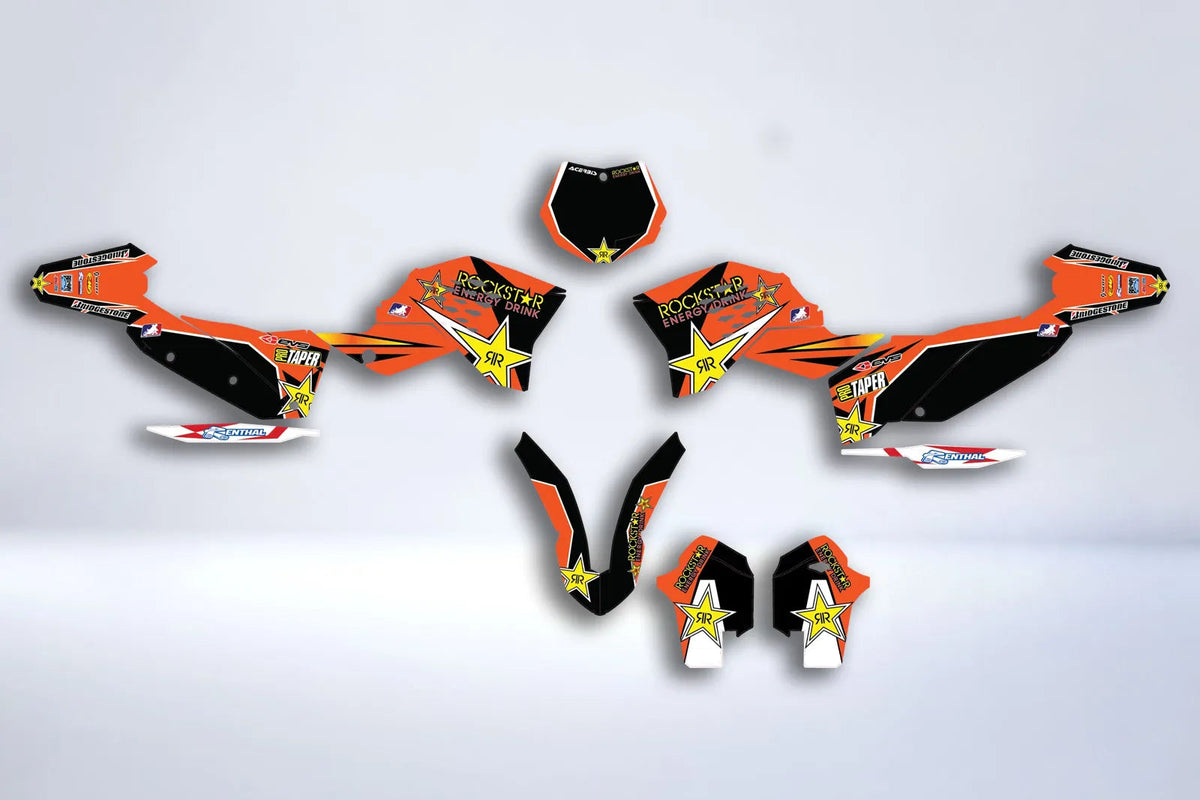 Dekor-Kit KTM EXC EXC-F SX SX-F 2007-2011 - ROCKSTAR