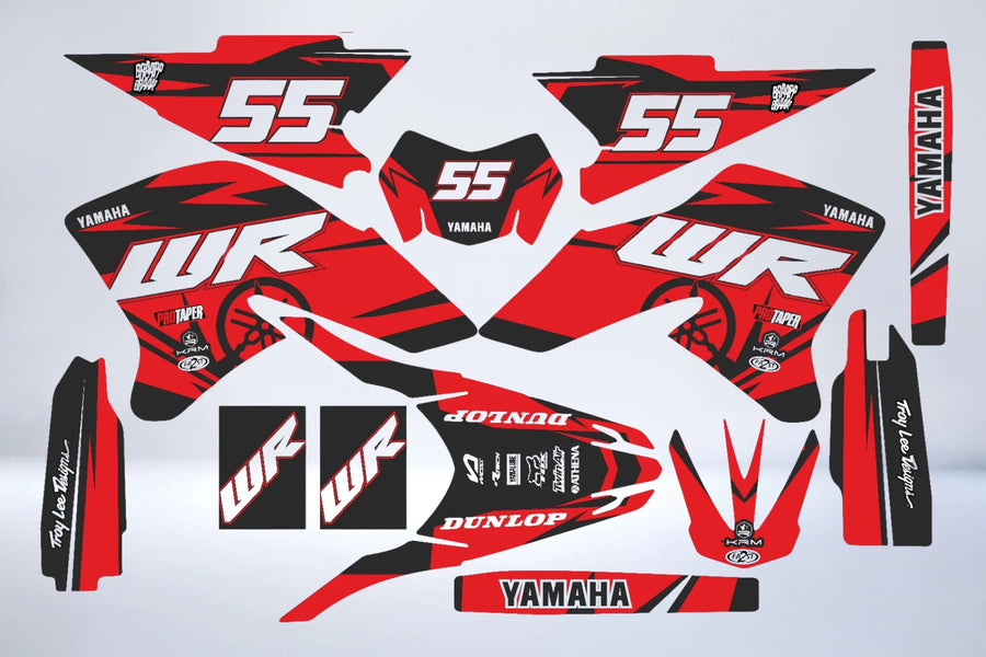 Kit grafiche Yamaha WR250X/R 2008-2015 - ROSSO