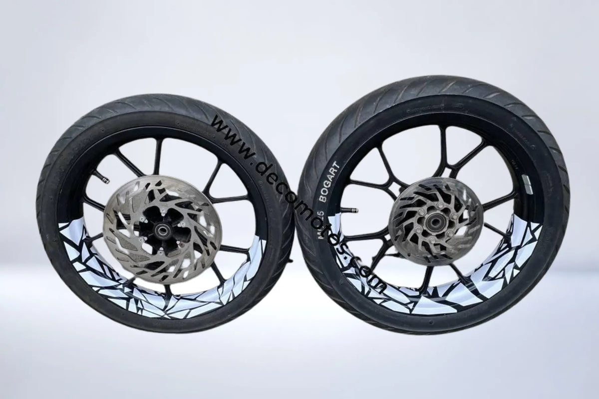 Half-Rim Triangle Stickers (for 2 rims)