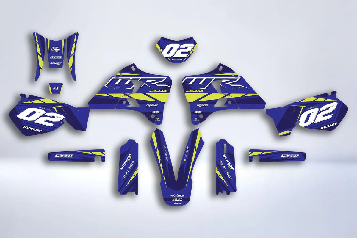Kit déco YAMAHA YZ/YZF/WR/WRF/TTR/DTR/DTX/XT660 - LINA