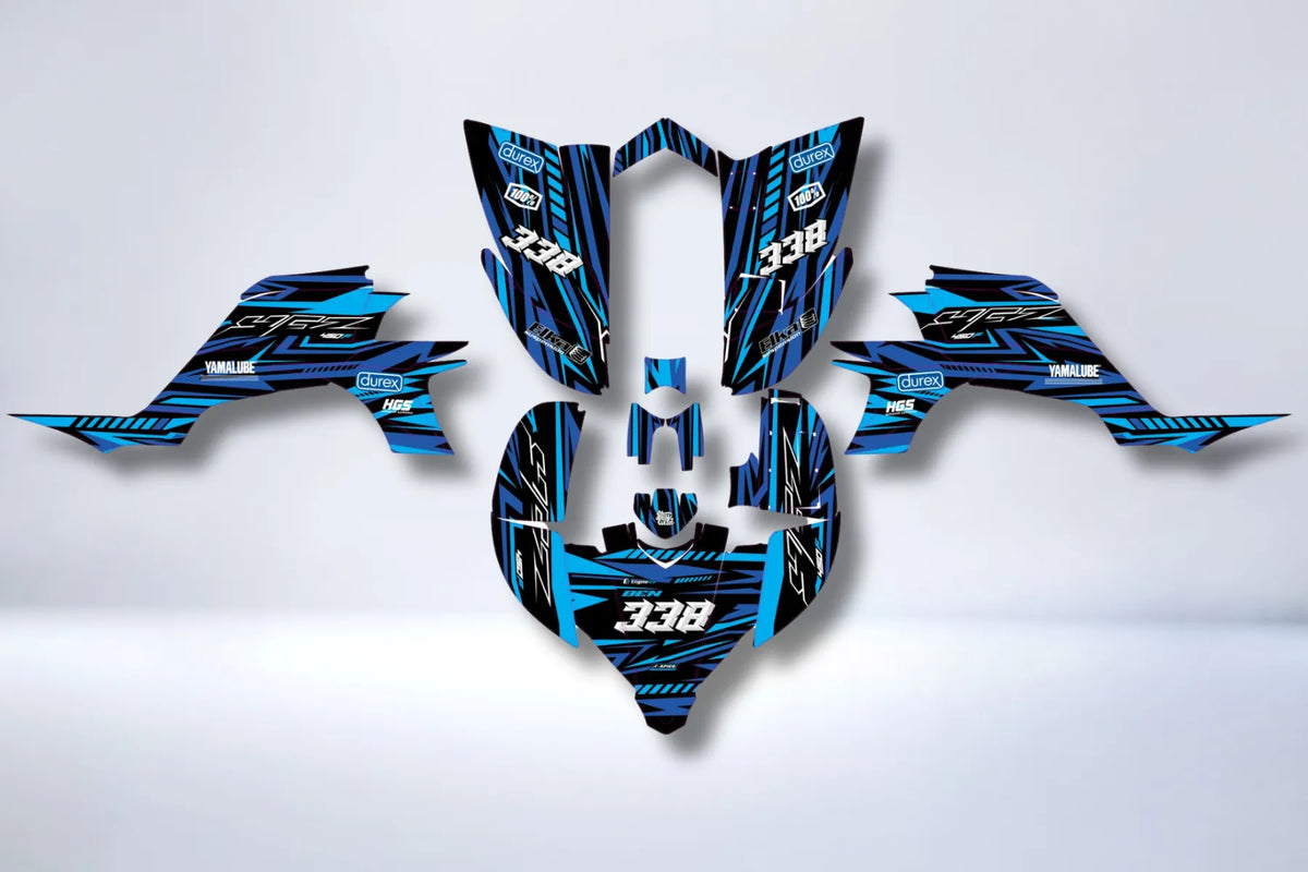 Kit Déco Yamaha YFZ 450 R RAPTOR 2004-2008 (Ultra Complet) - SHARP