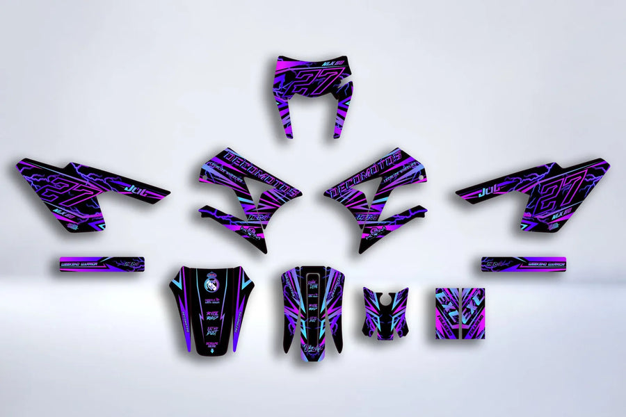 Kit grafiche GILERA SMT / RCR PRIMA DEL 2011 - STELLAR BLU