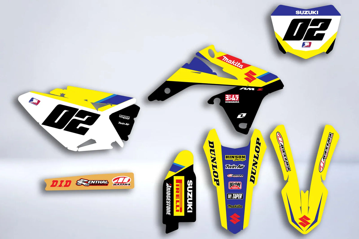 Dekor-Kit SUZUKI RMZ 250 2010-2018 - ORIGINE