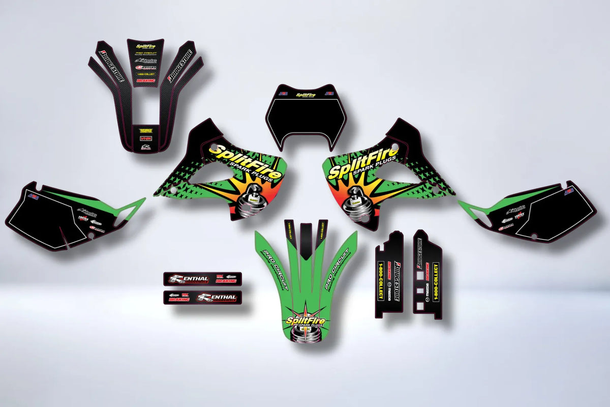Kit Déco SPLITFIRE – Kawasaki KLX 300 1997-2008