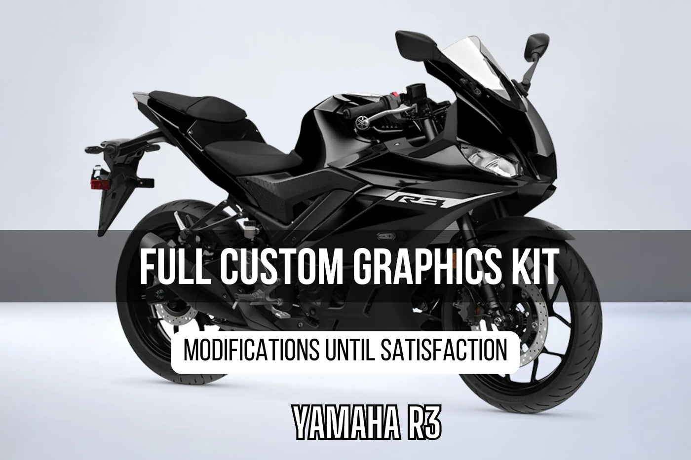 Kit Déco YAMAHA YZF R3 100% personnalisé