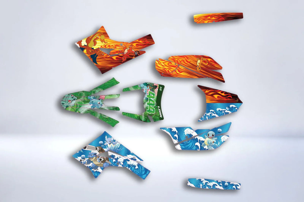 Kit Déco DERBI X-TREME / RACING 2011-2017 - POKEMON
