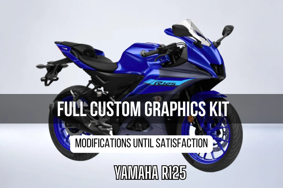 Carenature Yamaha R125 Nera E Oro Kit Decorativo YAMAHA YZF R125