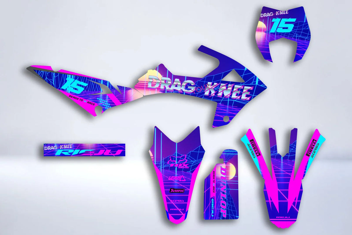 Kit Déco Rieju MRT 2022-2025 - DRAG YOUR KNEE 80s