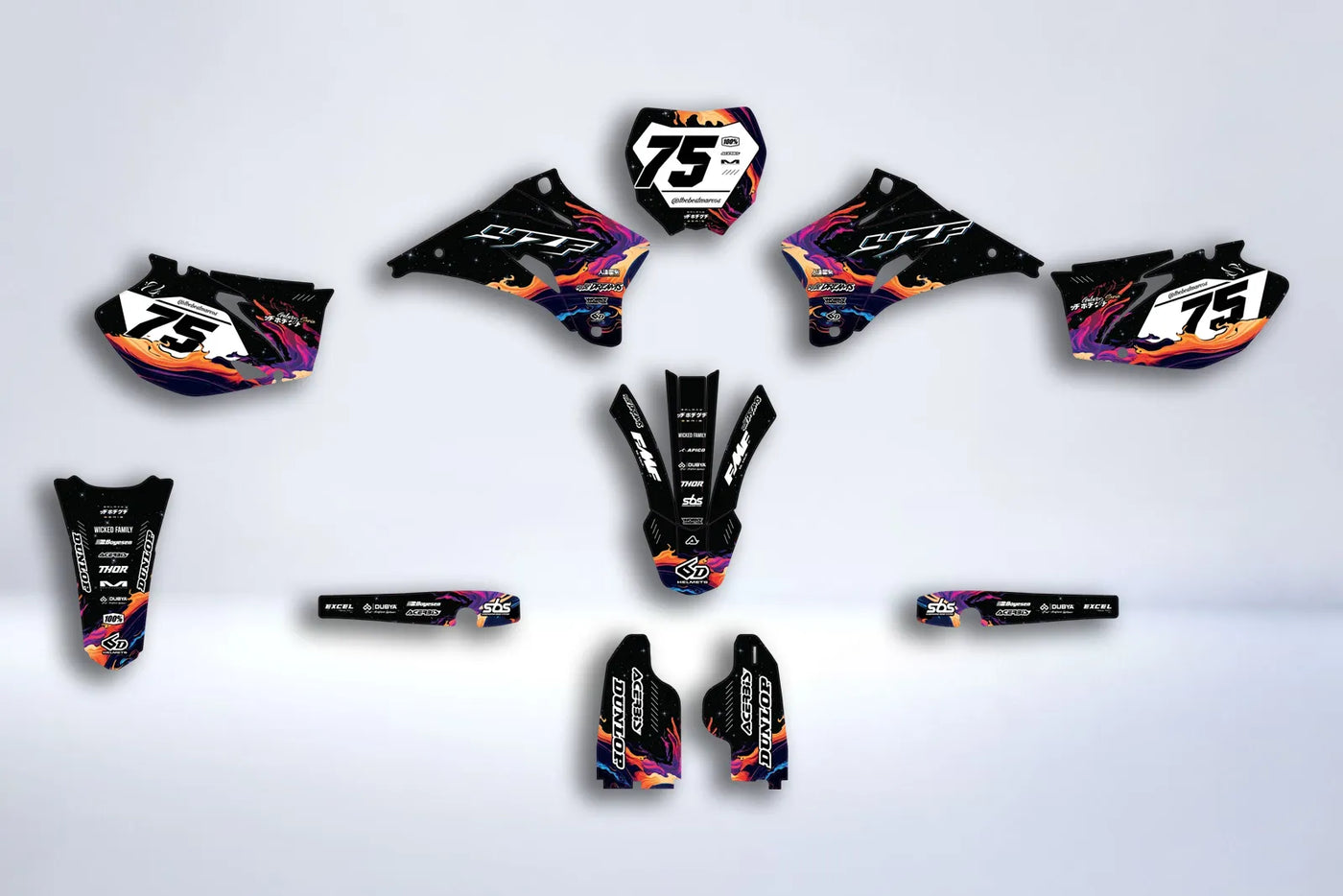 Kit Déco Yamaha YZF 250/450 2006-2009 - OPUS