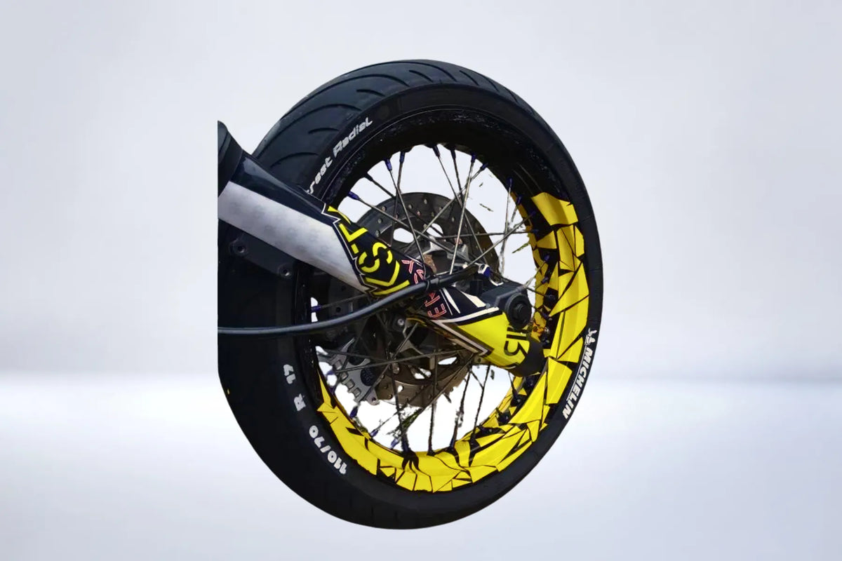 Half-Rim Triangle Stickers (for 2 rims)