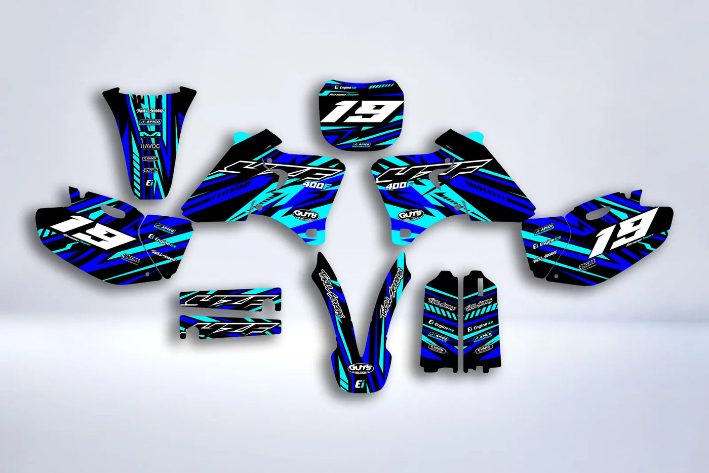 YAMAHA YZF 250 / 426 1998-2002 graphics kit - SHARP