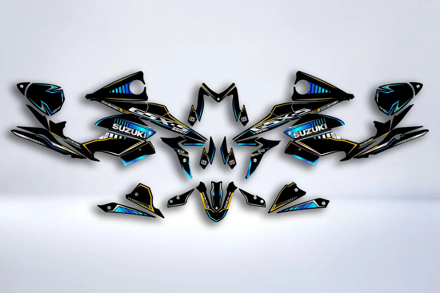 Dekor-Kit SUZUKI GSX S 1000 2015-2020 - IRON