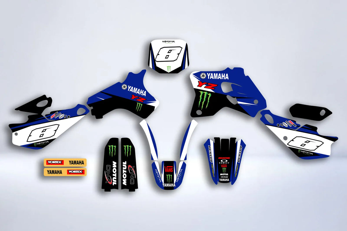 Kit déco YAMAHA YZ 80 1993-2001 - BLUE MONSTER