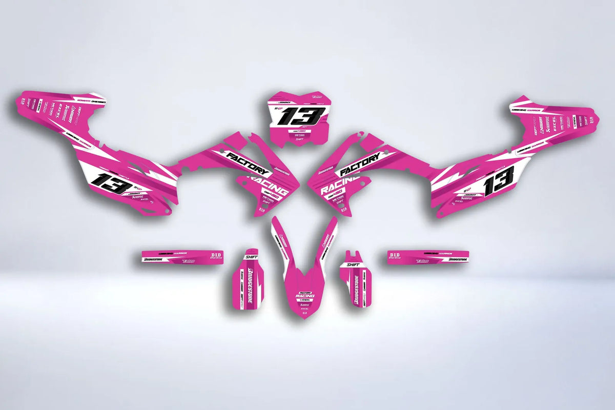 Kit déco HONDA CRF 250-450 (2009-2012) - APOLLON PINK