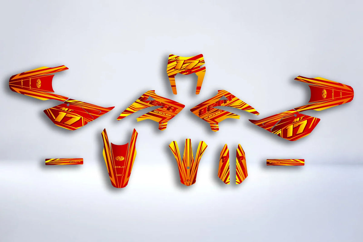 Kit Déco Beta 50 RR 2006-2010 - ORANGE GRADIENT