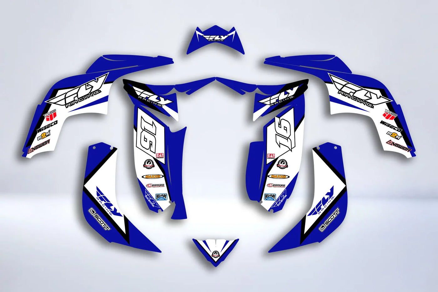 kit grafiche Yamaha RAPTOR 90 2009-2015 - FLY