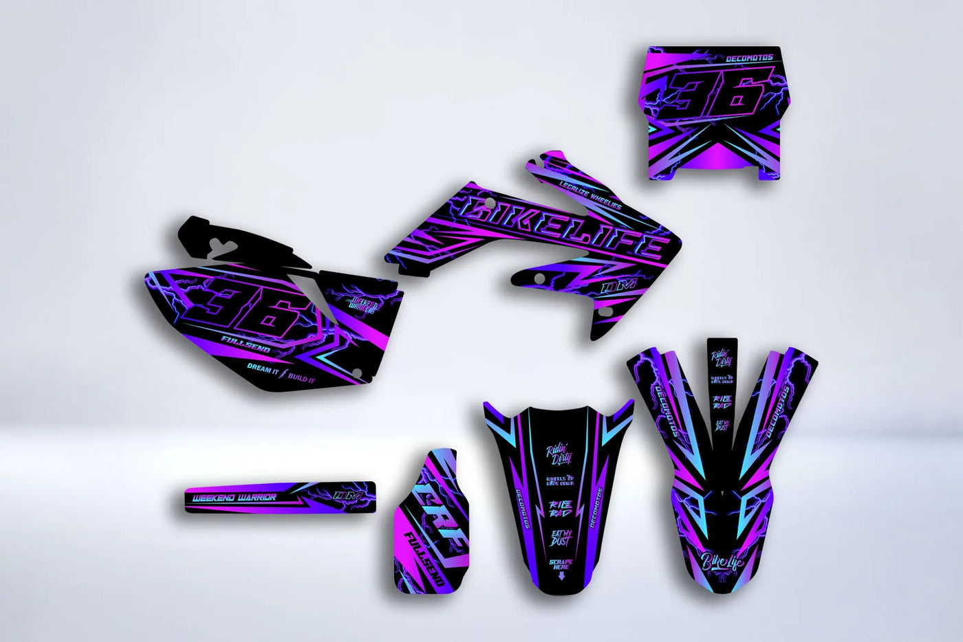 Dekor-Kit Honda CRF 250 2004-2009 - STELLAR
