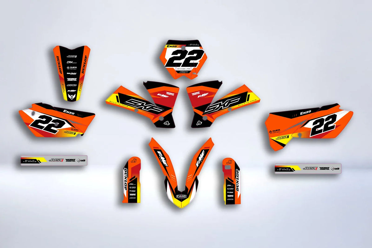 Kit decorativo KTM adattabile a tutti i modelli - PARAGON