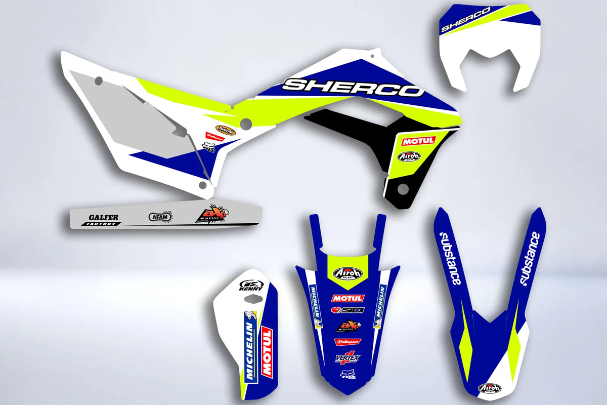 graphics kit Sherco SE SEF 2017-2024 - ZAXION