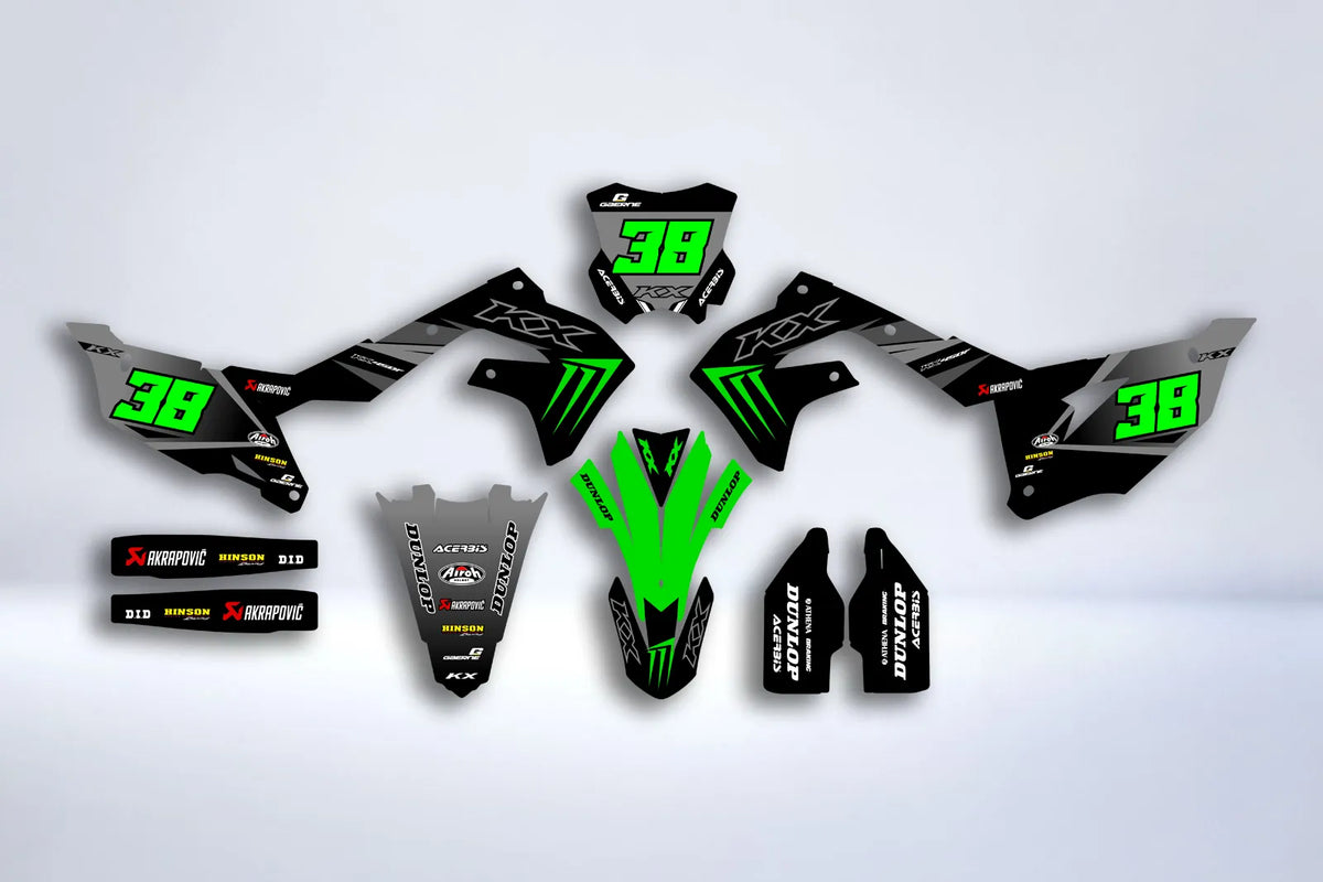 Kit Déco Kawasaki KXF 250 2021-2024 & KXF 450 2019-2023 - RYVORA