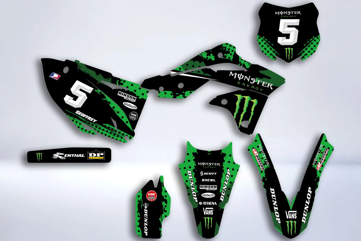 Kit Déco KAWASAKI KXF 250 2013-2016 - MONSTER #5
