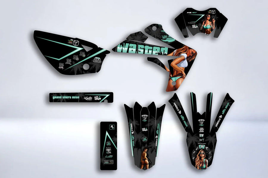 Kit grafiche RIEJU MRT 2009-2021 - LOS SANTOS BLUE