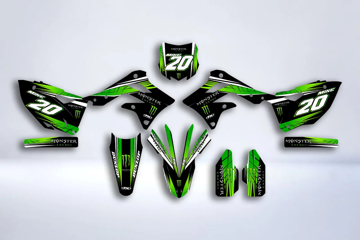 Kit de decoración KAWASAKI KXF 450 2012-2013 - MONSTER #1