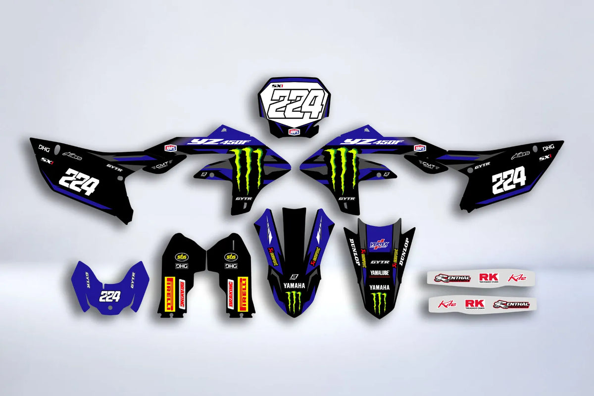 Kit Déco Yamaha YZF 250 2024-2025 & YZF 450 2023-2025 - SOLYON