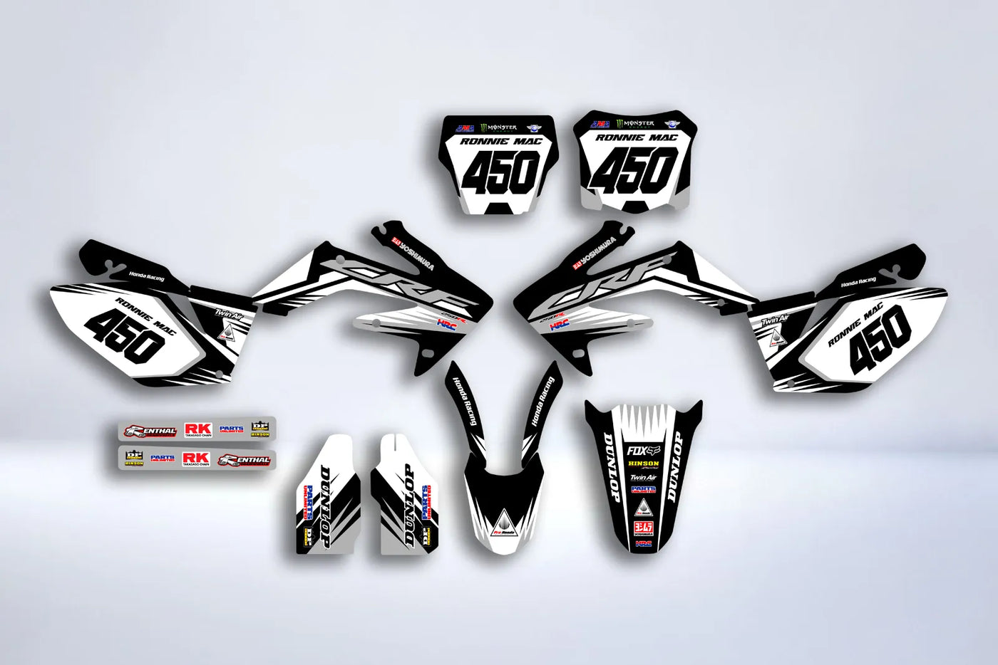 kit gráfico HONDA CRF 450 2005-2008 - TORQON