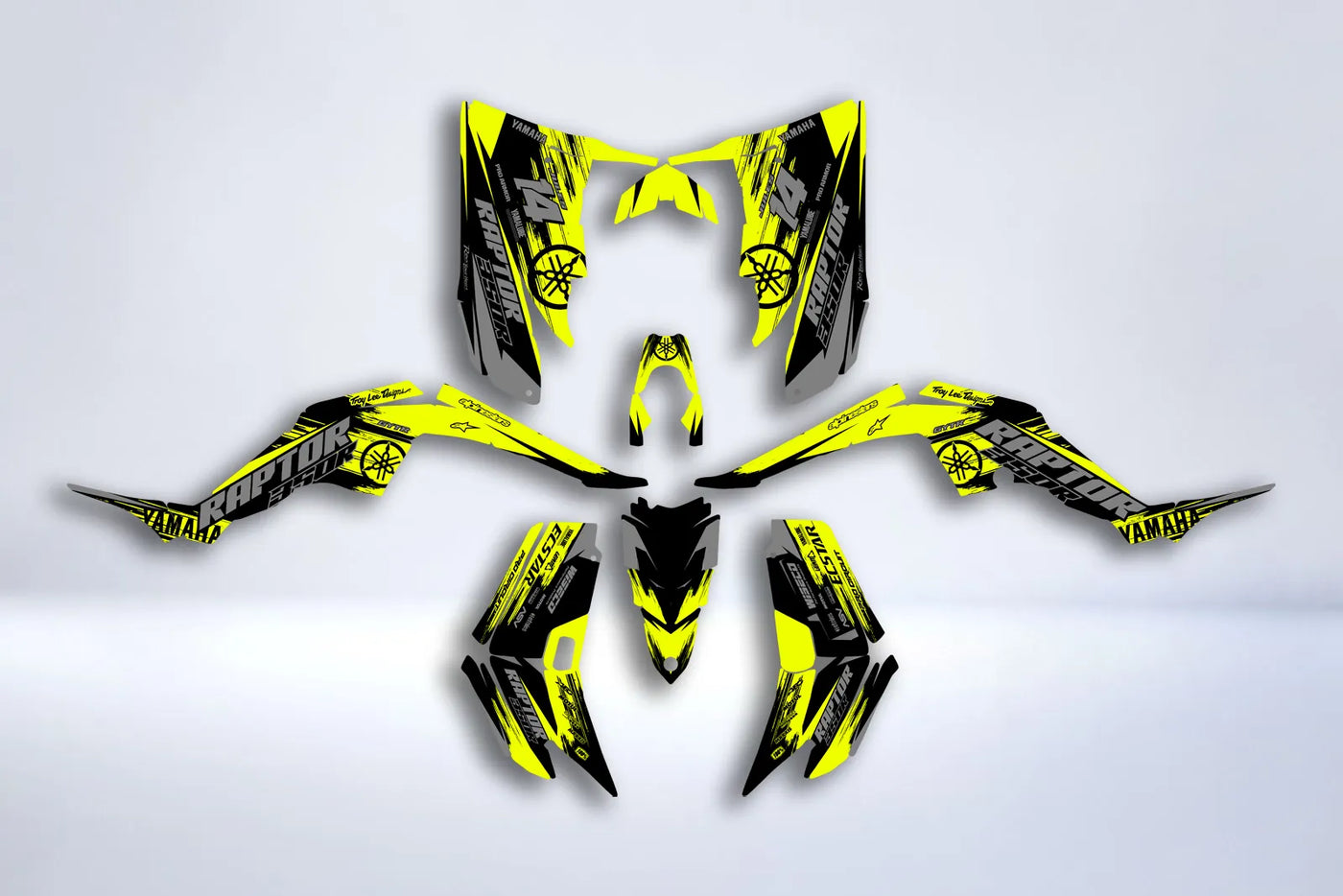 kit grafiche Yamaha YFM 350 Raptor - VORIAN