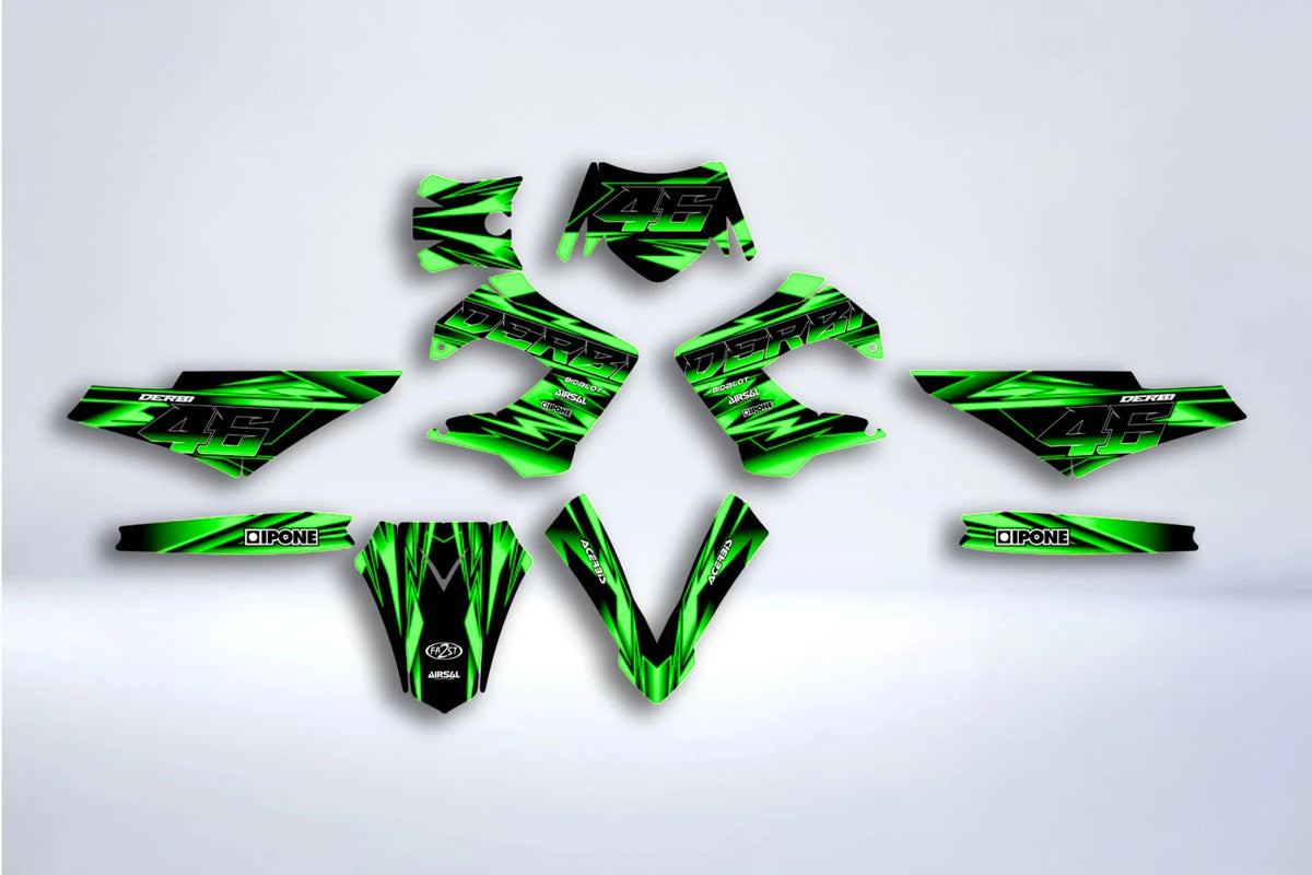 graphics kit DERBI fairings Victoria Bull Tun'R - DYNZOR