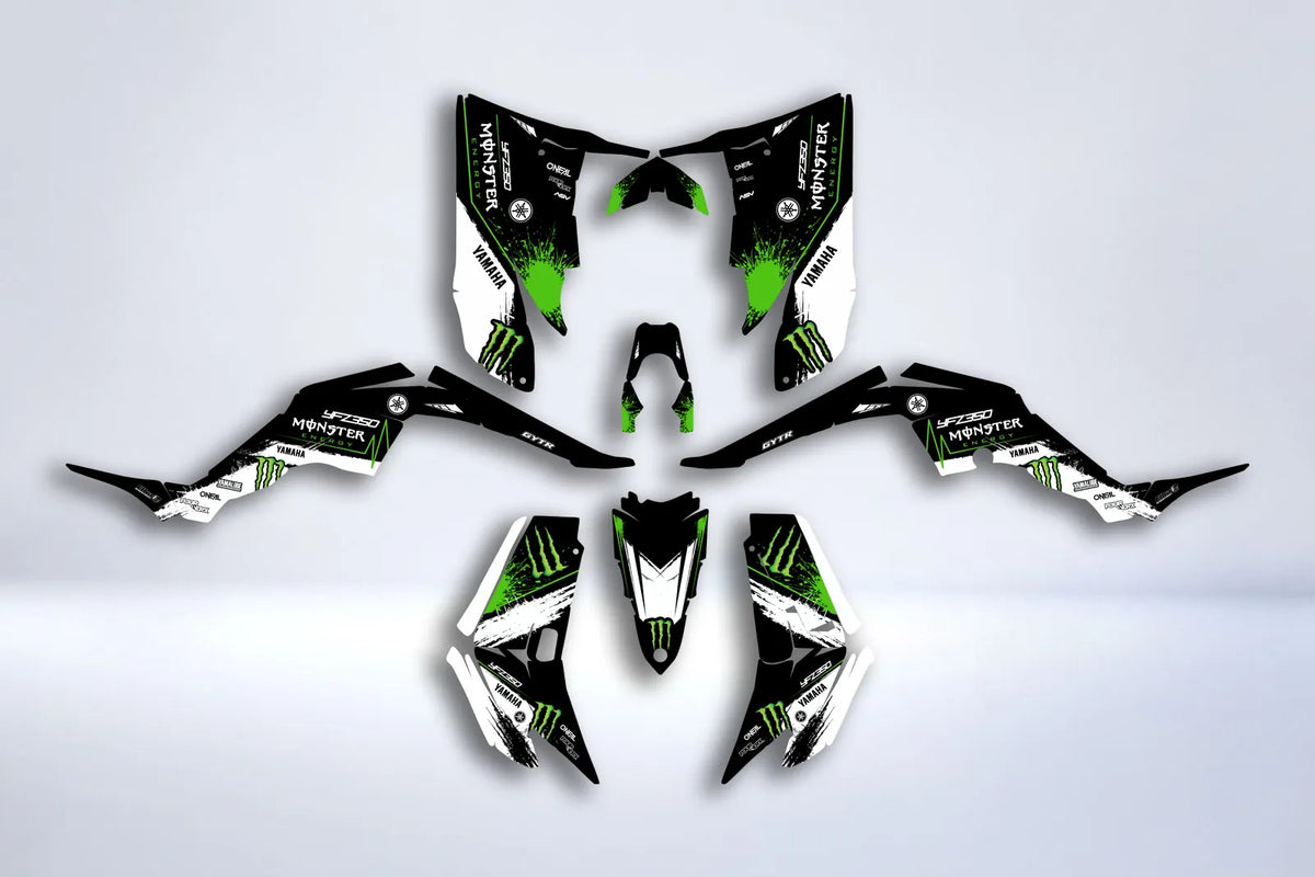 Yamaha YFM 350 Raptor graphics kit - KALYON