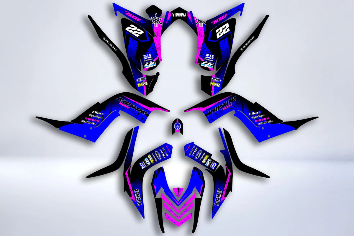 Kit déco Yamaha YFM 700 RAPTOR 2006-2012 - SYRON