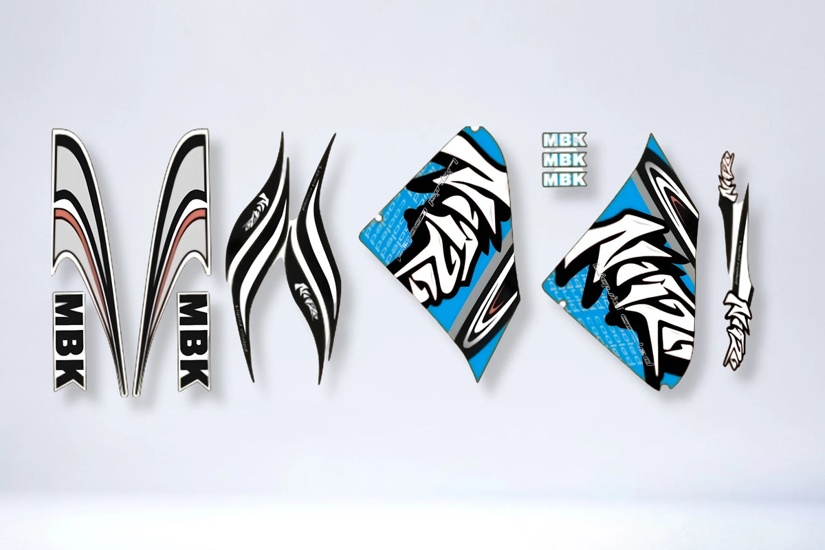 graphics kit MBK NITRO - BLUE