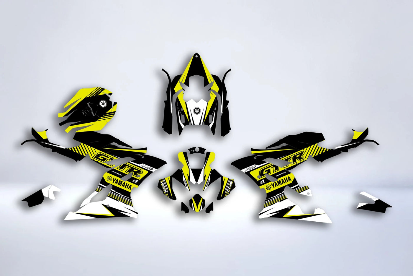 Kit Déco YAMAHA YZF R6 2008-2016 - YELLOW