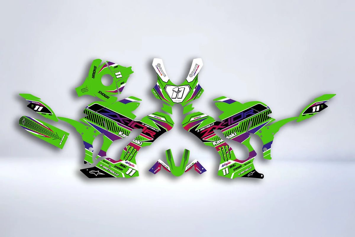 Dekor-Kit KAWASAKI NINJA ZX-10R 2021-2024 - ALPIN