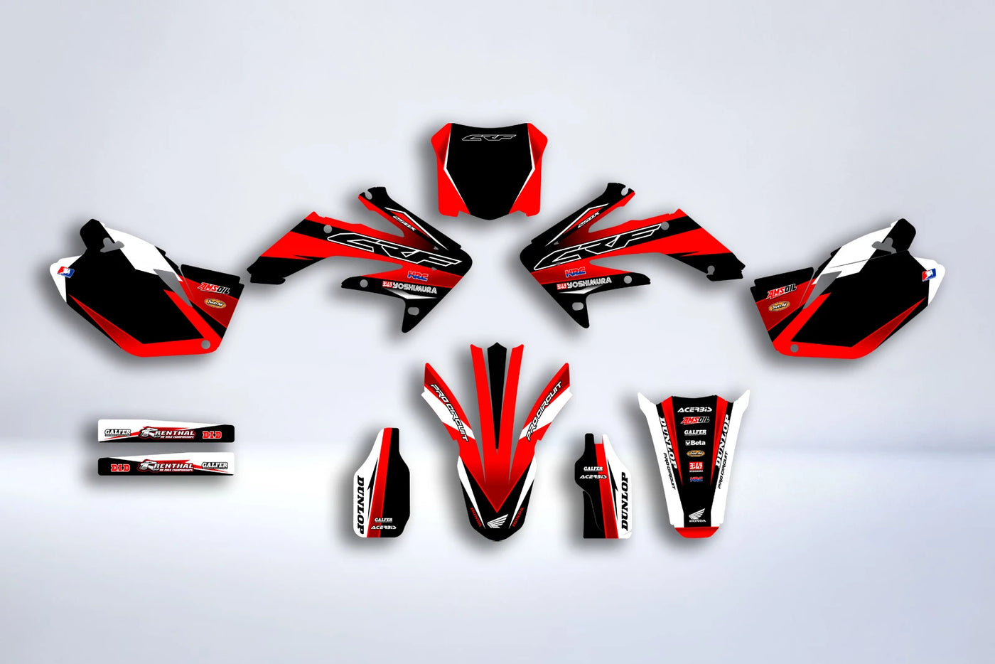 Kit déco HONDA CRF 250 2004-2009 - FLYXION