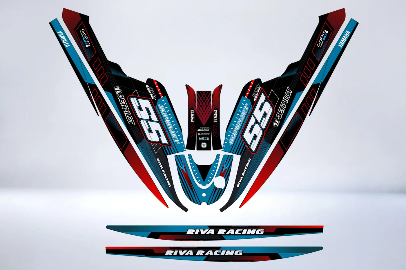 Kit Déco RED – Yamaha Superjet 1996-2024