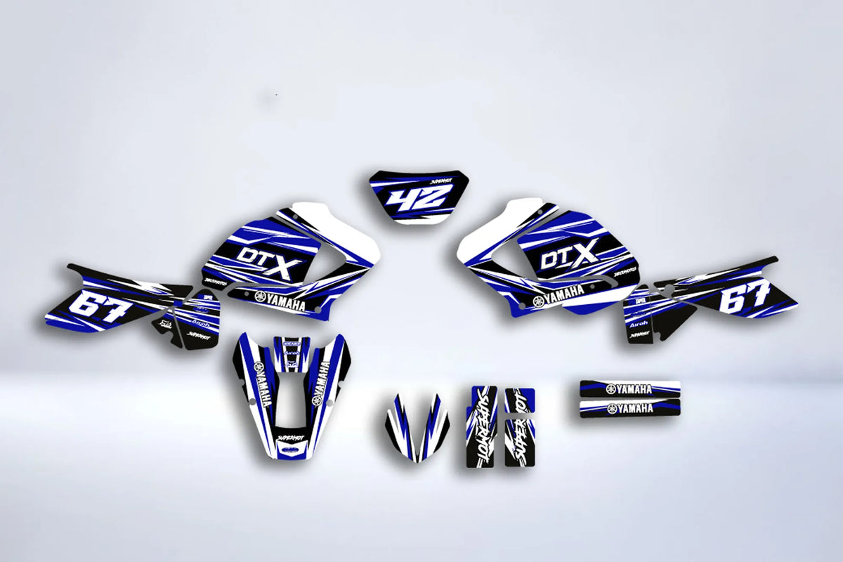 Yamaha DT 125 X DTX DTR 2004-2006 graphics kit - Red by @tyloure_rider