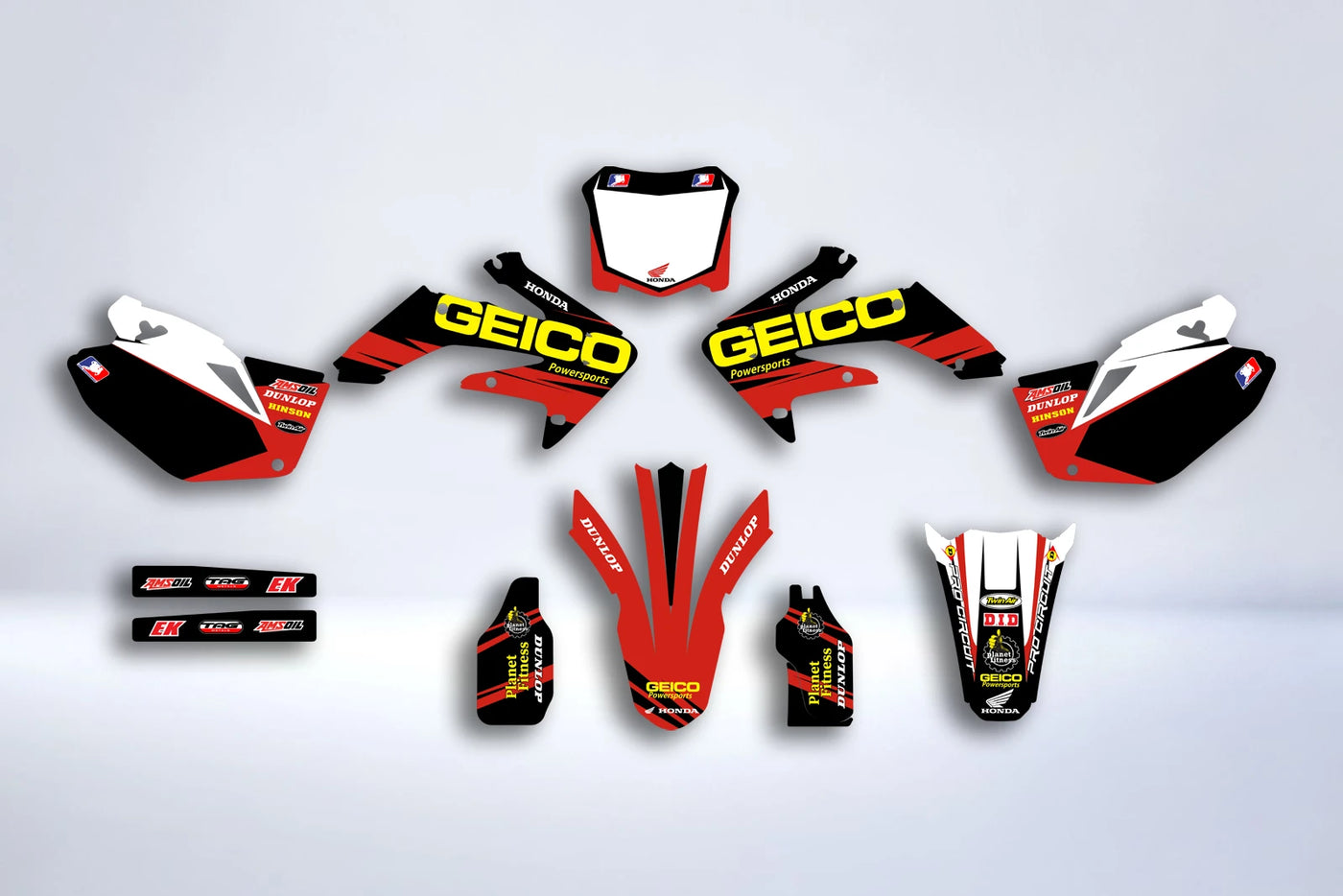 Kit déco HONDA CRF 250 2004-2009 - GEICO