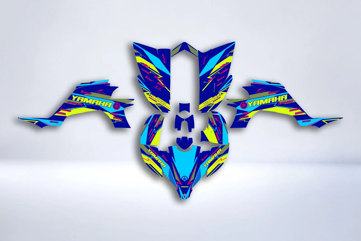 kit gráfico Yamaha YFZ 450 R RAPTOR 2004-2008 - ZEPHYRIX