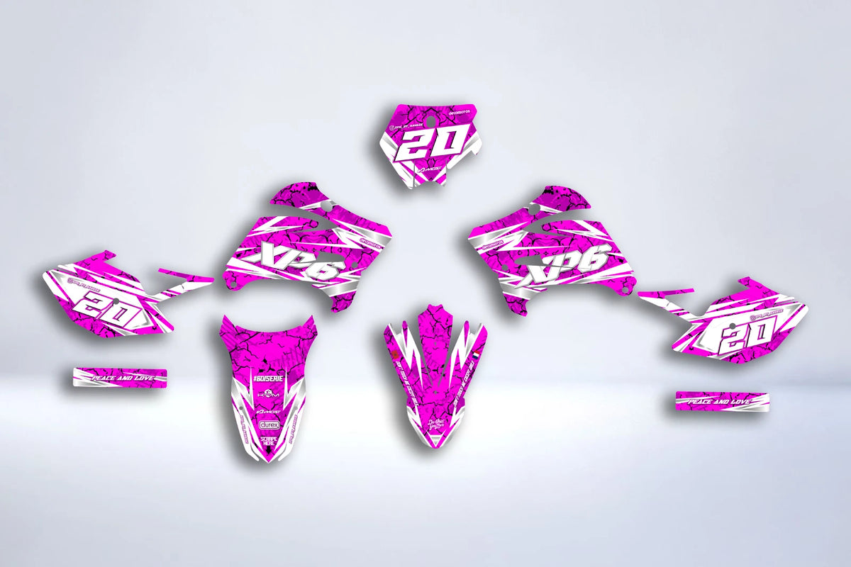 Dekor-Kit PEUGEOT XP6 2004-2012 - BLOOD ROSE