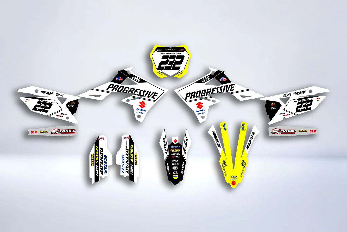 graphics kit SUZUKI RM-Z 450 2018-2025 & RM-Z 250 2019-2023 - DIRTRIX